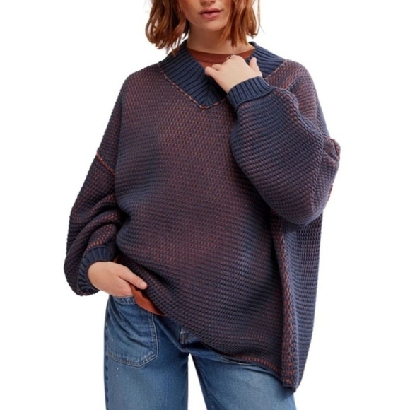 NWT Maisie Oversized Free People Sweater Medium - Picture 2 of 9